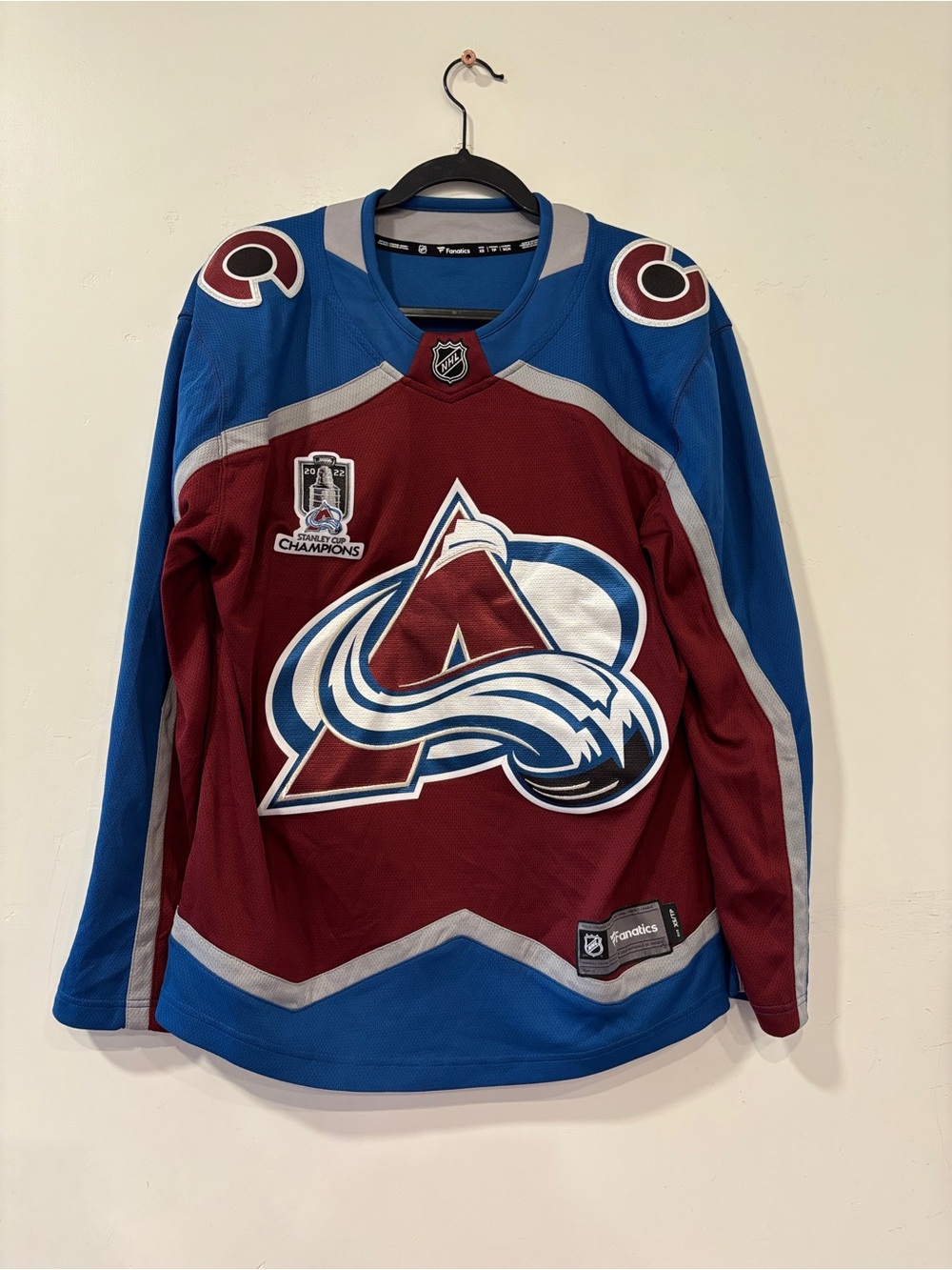 Colorado Avalanche Fanatics 2022 Stanley Cup Breakaway Jersey Sz XS